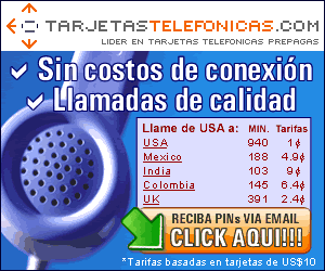 tarjetas telefonicas